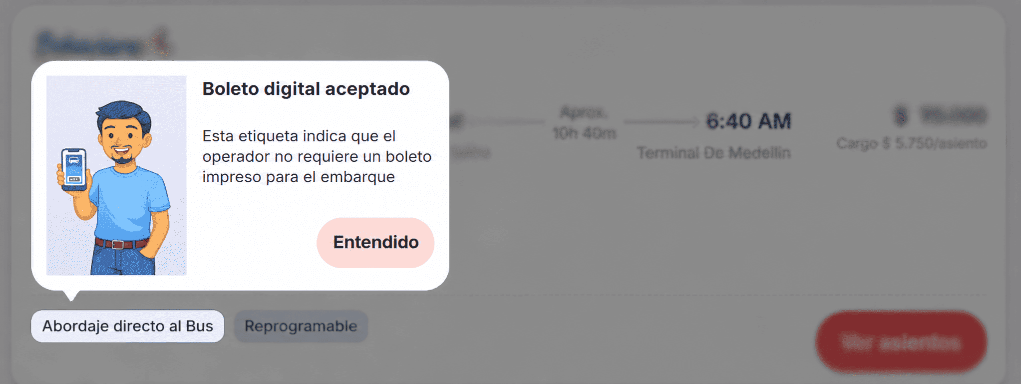 sube directo al bus
