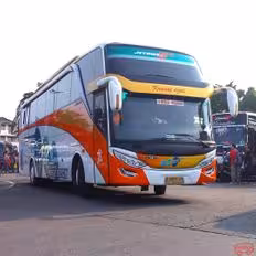 Kramat Djati Bandung Bus-Front Image