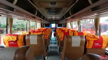 Agra Mas Bus-Seats layout Image