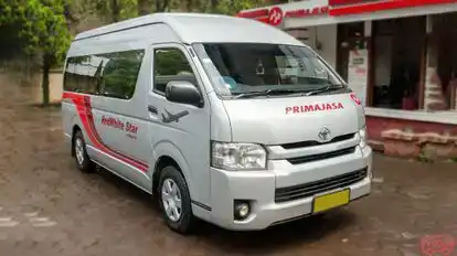 RedWhite Star Primajasa Bus-Front Image