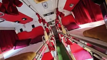 Samrat Travels Pune Bus-Seats layout Image