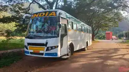 India  tours and travels Bus-Front Image