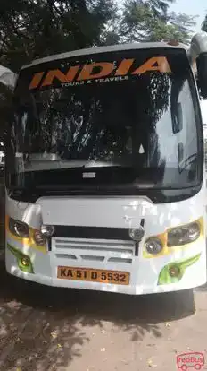 India  tours and travels Bus-Front Image