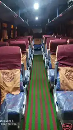 India tours and travels Bus-Seats layout Image