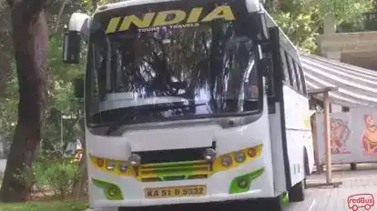 India  tours and travels Bus-Front Image
