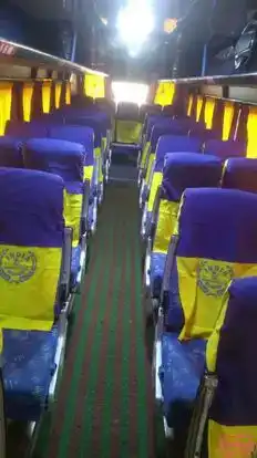 India  tours and travels Bus-Seats layout Image