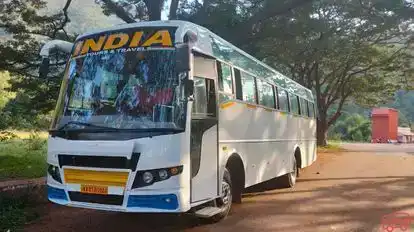 India  tours and travels Bus-Front Image