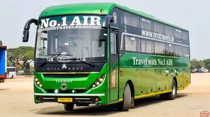 No 1 Air Travels  Bus-Front Image