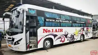 No 1 Air Travels  Bus-Front Image