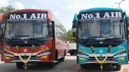 No 1 Air Travels  Bus-Front Image