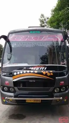 Ekta Tours and Travels Bus-Front Image