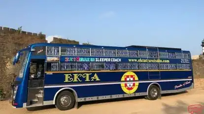 Ekta Tours and Travels Bus-Side Image