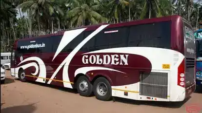 Golden     Travels Bus-Side Image