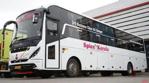 Spice Kerala Holidays Bus-Front Image