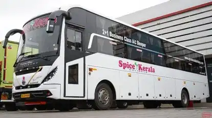 Spice Kerala Holidays Bus-Front Image