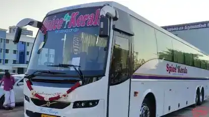 Spice Kerala Holidays Bus-Front Image