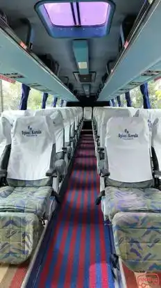 Spice Kerala Holidays Bus-Seats layout Image
