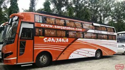 Sanjana Travels Bus-Side Image