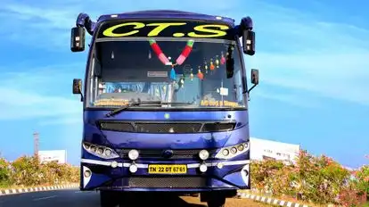 CTS Travels and  Tours Bus-Front Image
