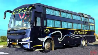 CTS Travels and  Tours Bus-Side Image