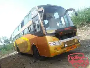 Amit Travels Udaipur Bus-Side Image