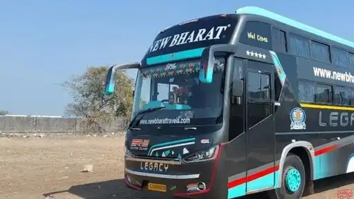 New  Bharat  Travels Bus-Front Image
