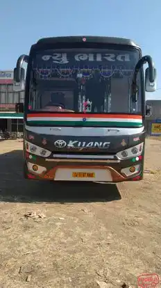 New  Bharat  Travels Bus-Front Image