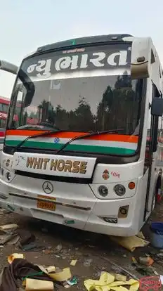 New  Bharat  Travels Bus-Front Image
