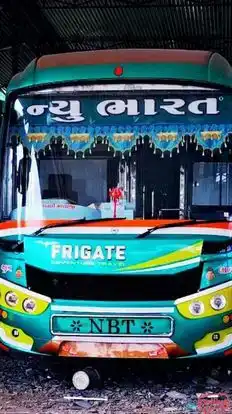 New  Bharat  Travels Bus-Front Image