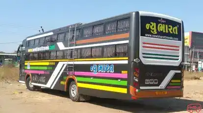 New  Bharat  Travels Bus-Side Image