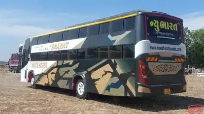 New  Bharat  Travels Bus-Side Image