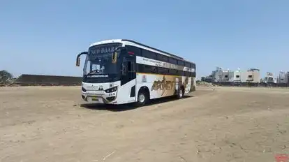 New  Bharat  Travels Bus-Side Image