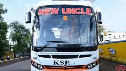 New Uncle   Travels Bus-Front Image