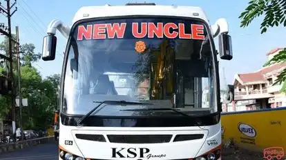 New Uncle   Travels Bus-Front Image