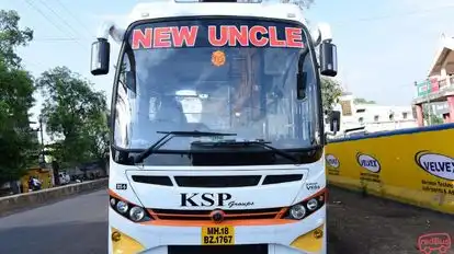 New Uncle   Travels Bus-Front Image