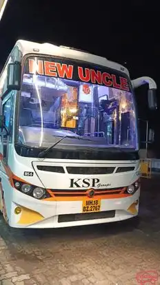 New Uncle   Travels Bus-Front Image