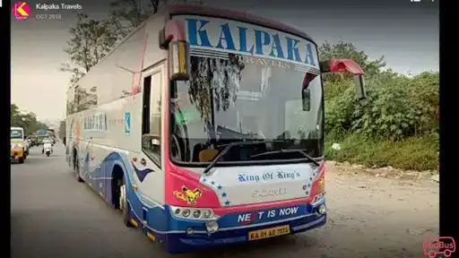 Kalpaka Travels Bus-Front Image
