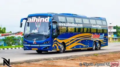 Alhind Tours and Travels Pvt Ltd Bus-Front Image