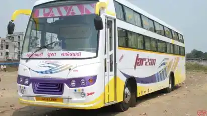 Pavan Travels Junagadh Bus-Side Image