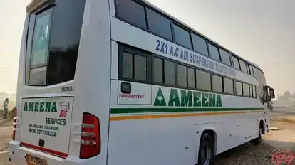 Ameena  Travels Bus-Side Image
