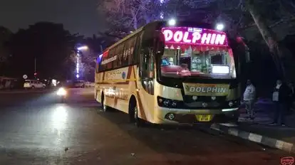 Dolphin tours and travels Bus-Front Image