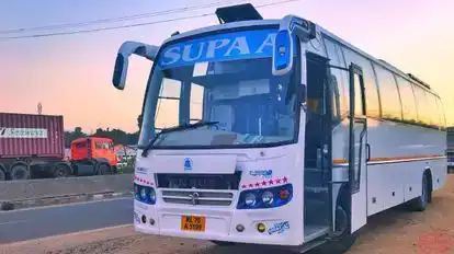 Supaa Travels Bus-Front Image