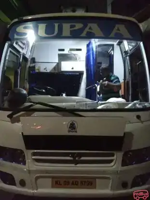 Supaa Travels Bus-Front Image