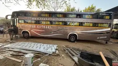 Poonam New Kothari Travels Bus-Side Image