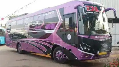 Dreamliner Travels Bus-Front Image