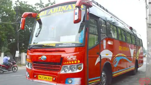 Abinaya Travels Bus-Front Image