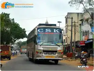 CSK  Travels Bus-Front Image