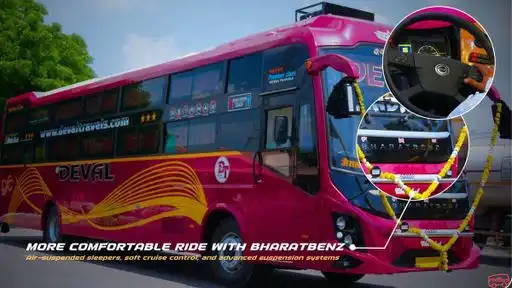 Deval Travels Bus-Front Image