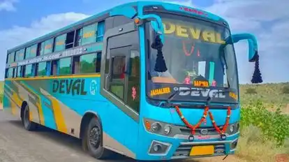 Deval Travels Bus-Front Image