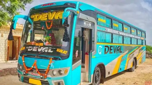 Deval Travels Bus-Front Image